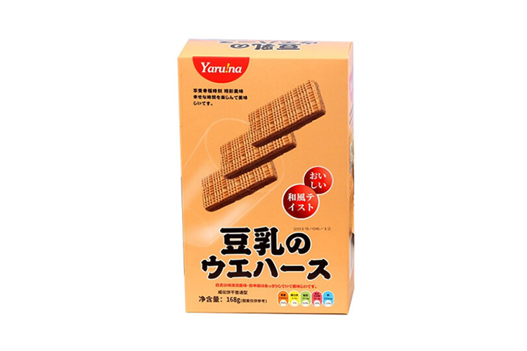 YARU!NA SOYA MILK WAFER BISCUITS 168G